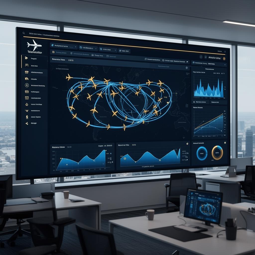 Aviation data analytics dashboard